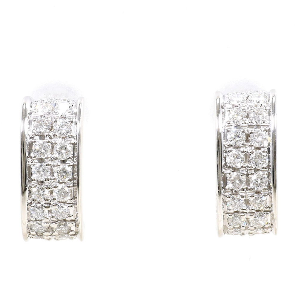 VINTAGE Silver Diamond Earrings